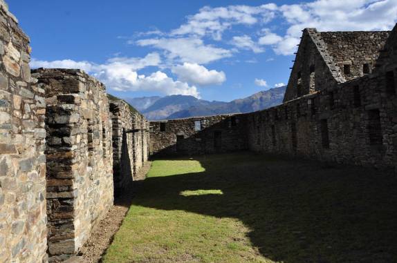 As ruínas incas de Choquequirao, no Peru